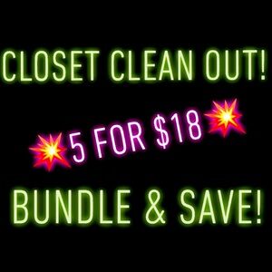 BUNDLE & SAVE!! 💥5 for $18💥
